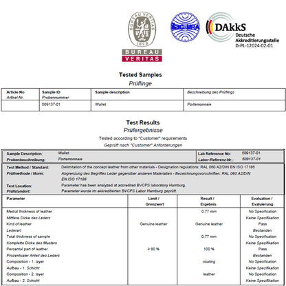 LINDENMANN Geldbörse Damen / Portemonnaie Rindleder Geldbeutel braun