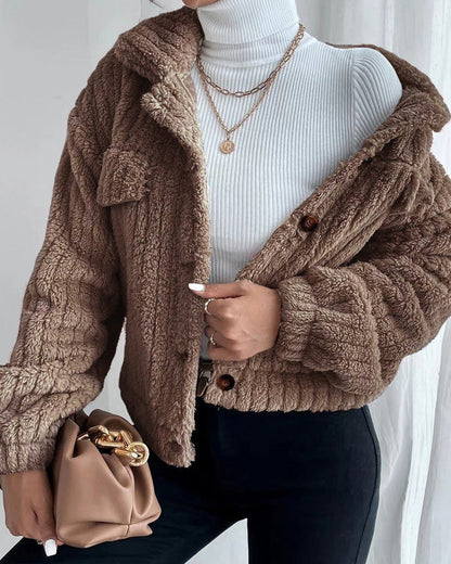 Charlotte | Cozy Teddy Jacket