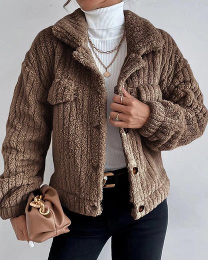 Charlotte | Cozy Teddy Jacket