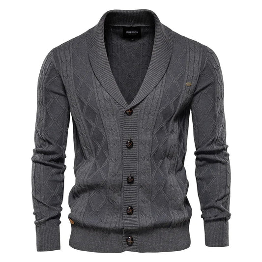 Waldemar | Herren-Cardigan mit Knopfleiste