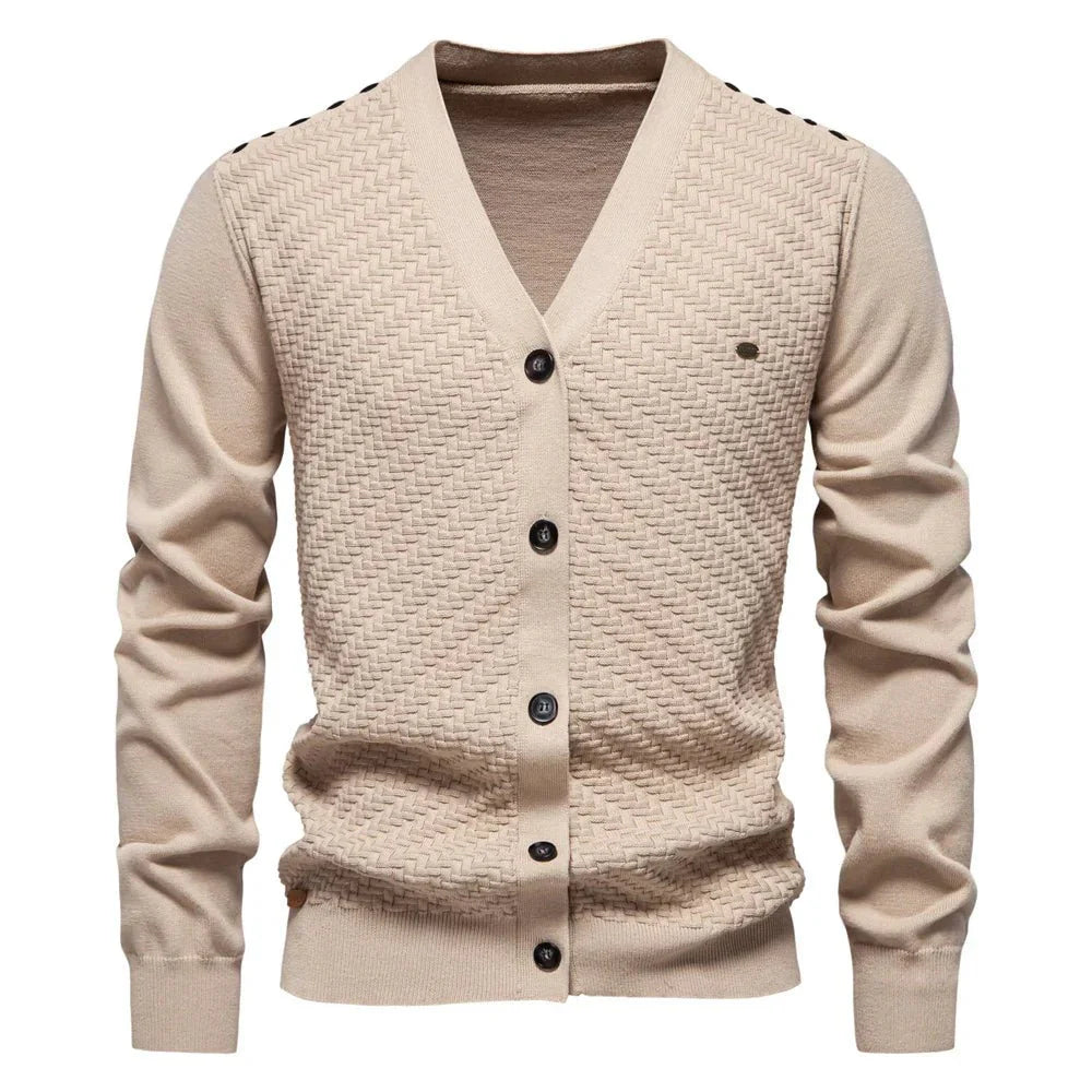 Schneider | Warmer Herren Cardigan mit V-Ausschnitt