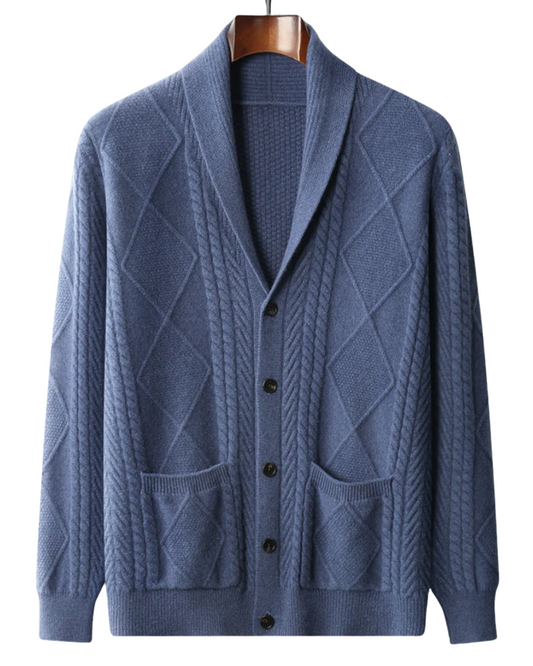 Savoca Merino Wool Cardigan